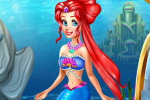 《人鱼公主温泉疗养》游戏截图1 《人鱼公主温泉疗养》游戏截图1