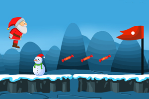 《滑冰的圣诞老人》游戏截图1 《滑冰的圣诞老人》游戏截图1