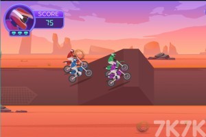 《越野摩托赛》游戏截图1 《越野摩托赛》游戏截图1