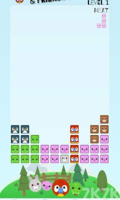 《动物俄罗斯方块》游戏截图1 《动物俄罗斯方块》游戏截图1
