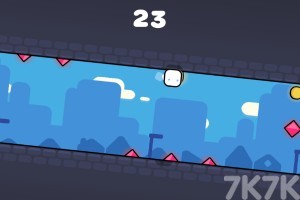《跳墙小方块》游戏截图1 《跳墙小方块》游戏截图1