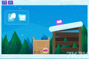 《紫色冰块回家5》游戏截图1 《紫色冰块回家5》游戏截图1