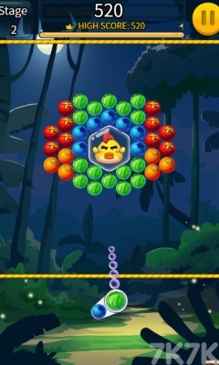 《旋转水果泡泡》游戏截图1