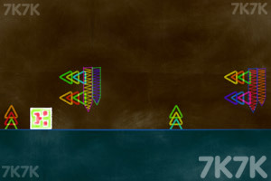 《卡通几何冲刺》游戏截图4 《卡通几何冲刺》游戏截图4