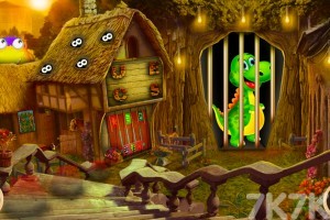 《救援绿色小恐龙》游戏截图2 《救援绿色小恐龙》游戏截图2