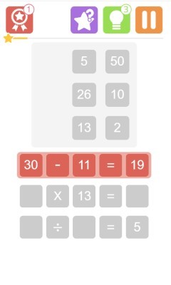 《求解数学题》游戏截图1 《求解数学题》游戏截图1