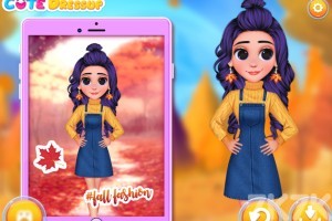 秋季时装拍照游戏截图3 秋季时装拍照游戏截图3
