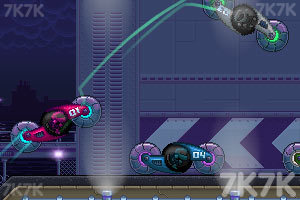 《双人旋转赛车选关版》游戏截图2