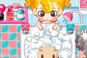 《小美洗发店》游戏截图4