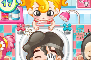 《小美洗发店》游戏截图3