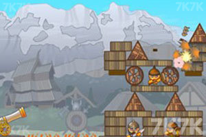 《大炮轰小人2》游戏截图1 《大炮轰小人2》游戏截图1