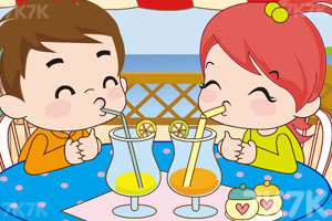 《小情侣喝果汁PK》游戏截图7 《小情侣喝果汁PK》游戏截图7