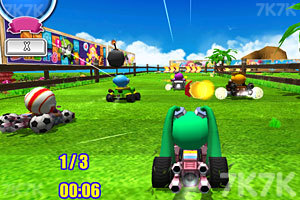 《泡泡堂卡丁车赛》游戏截图3 《泡泡堂卡丁车赛》游戏截图3