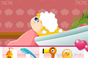 《小美眉做发型2》游戏截图2 《小美眉做发型2》游戏截图2