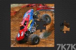怪物卡车拼图H5游戏截图2 怪物卡车拼图H5游戏截图2