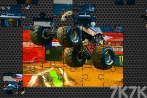 怪物卡车拼图H5游戏截图1 怪物卡车拼图H5游戏截图1