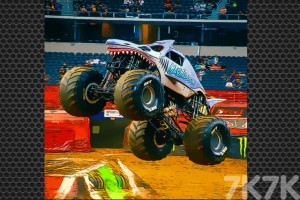 怪物卡车拼图H5游戏截图3 怪物卡车拼图H5游戏截图3