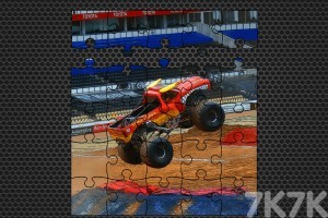 怪物卡车拼图H5游戏截图4 怪物卡车拼图H5游戏截图4