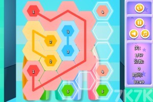 数字彩色连接游戏截图1 数字彩色连接游戏截图1