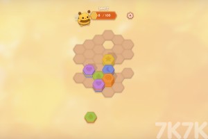 蜜蜂六边形消除游戏截图2 蜜蜂六边形消除游戏截图2