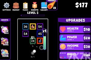 点击弹球游戏截图1 点击弹球游戏截图1