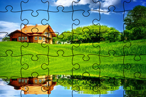 《美丽场景拼图》游戏截图1 《美丽场景拼图》游戏截图1