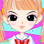 给校园女生化妆