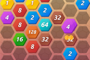 《六边消除2048》游戏截图1 《六边消除2048》游戏截图1