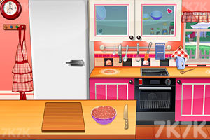 《莎拉做樱桃蛋糕》游戏截图4 《莎拉做樱桃蛋糕》游戏截图4