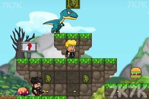 《迪诺兄弟丛林冒险》游戏截图3 《迪诺兄弟丛林冒险》游戏截图3