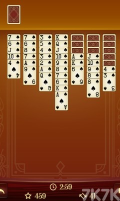 《经典蜘蛛纸牌接龙》游戏截图2 《经典蜘蛛纸牌接龙》游戏截图2