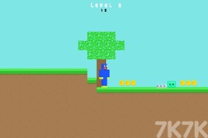 《小蓝人冒险》游戏截图1