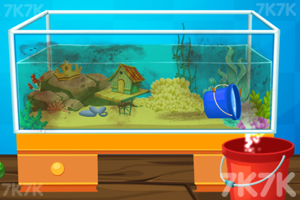 《清理水族馆》游戏截图2 《清理水族馆》游戏截图2