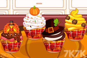 《感恩节蛋糕制作》游戏截图1 《感恩节蛋糕制作》游戏截图1