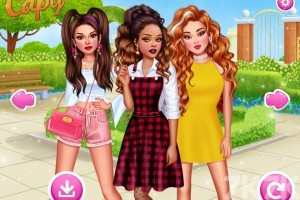 《女孩们的春季造型》游戏截图4 《女孩们的春季造型》游戏截图4