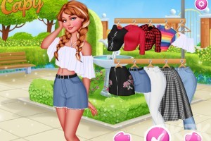 《女孩们的春季造型》游戏截图1 《女孩们的春季造型》游戏截图1