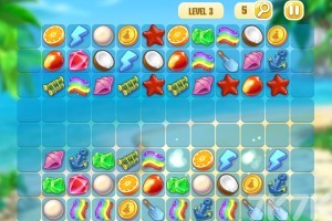 《沙滩连连看》游戏截图3 《沙滩连连看》游戏截图3