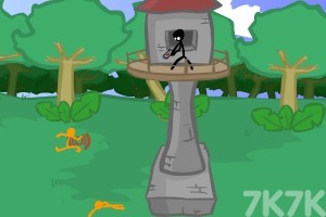 《火柴人坚守塔楼H5》游戏截图3 《火柴人坚守塔楼H5》游戏截图3