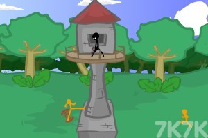 《火柴人坚守塔楼H5》游戏截图1 《火柴人坚守塔楼H5》游戏截图1