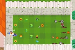 《像素植物战僵尸》游戏截图1 《像素植物战僵尸》游戏截图1