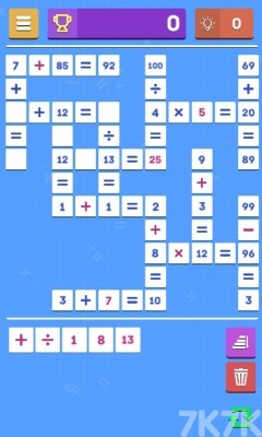 《数字填字计算》游戏截图4 《数字填字计算》游戏截图4