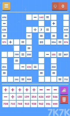 《数字填字计算》游戏截图2 《数字填字计算》游戏截图2