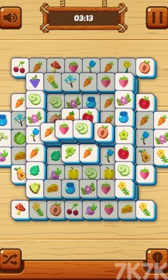 《蔬果麻将连连看》游戏截图1