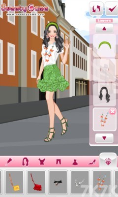《绿色主题时尚》游戏截图2 《绿色主题时尚》游戏截图2