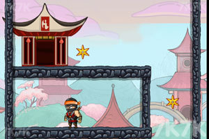 《忍者过关》游戏截图1 《忍者过关》游戏截图1