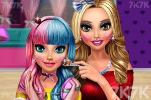 《女孩们的糖果妆》游戏截图1 《女孩们的糖果妆》游戏截图1