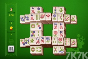 《经典麻将连线消除》游戏截图2 《经典麻将连线消除》游戏截图2