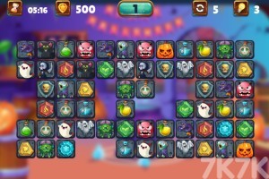 《万圣方块连连看》游戏截图1 《万圣方块连连看》游戏截图1