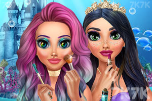 《美人鱼化妆品沙龙》游戏截图1 《美人鱼化妆品沙龙》游戏截图1