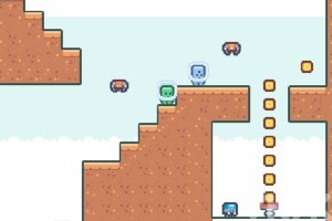 《蓝绿小怪大冒险2》游戏截图2 《蓝绿小怪大冒险2》游戏截图2